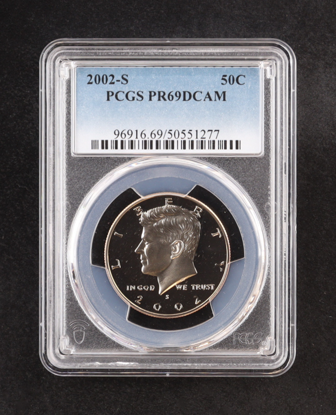 2002-S Kennedy Half Dollar - Deep Cameo Proof (PCGS PR69DCAM) at PristineAuction.com 2002-S Kennedy Half Dollar - Deep Cameo Proof (PCGS PR69DCAM) at PristineAuction.com