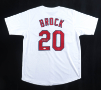 Lou Brock Signed Jersey (JSA) at PristineAuction.com