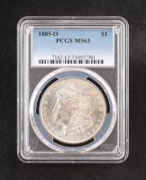 1885-O Morgan Silver $1 Dollar (PCGS MS63) at PristineAuction.com