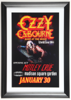 1984 Ozzy Osbourne Custom Framed Concert Poster at PristineAuction.com
