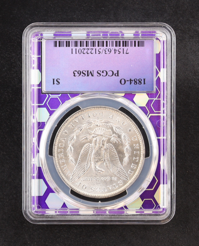 1884-O Morgan Silver Dollar (PCGS MS63) at PristineAuction.com 1884-O Morgan Silver Dollar (PCGS MS63) at PristineAuction.com