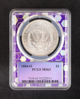 1884-O Morgan Silver Dollar (PCGS MS63) at PristineAuction.com