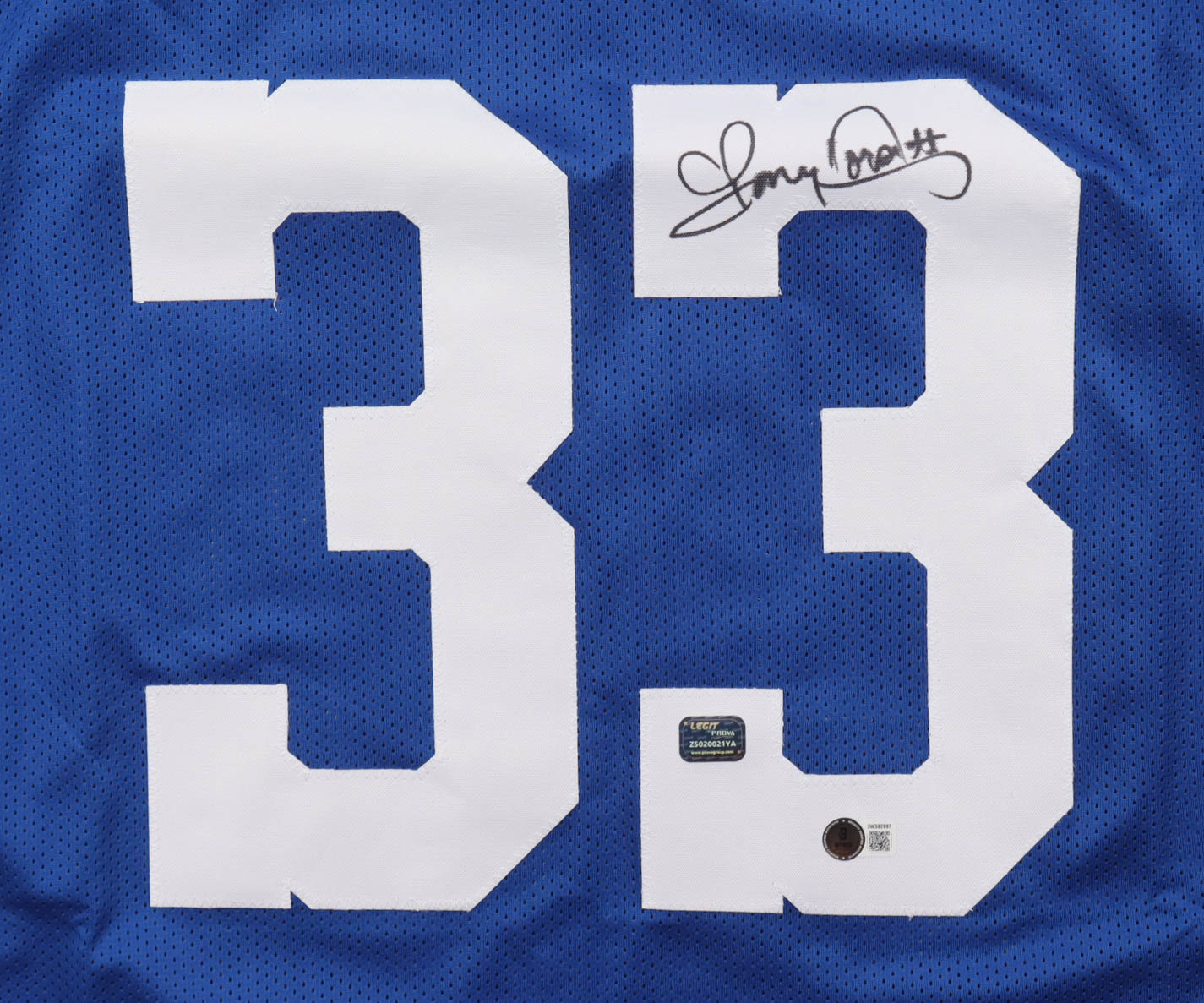 Tony Dorsett Signed Jersey (Beckett & Prova) at PristineAuction.com Tony Dorsett Signed Jersey (Beckett & Prova) at PristineAuction.com