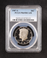 1987-S Kennedy Half Dollar - Deep Cameo Proof (PCGS PR69DCAM) at PristineAuction.com