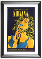 1993 Nirvana Custom Framed Concert Poster at PristineAuction.com
