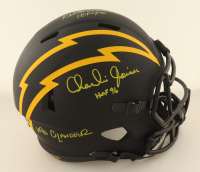 Wes Chandler, Kellen Winslow & Charlie Joiner Signed Chargers Full-Size Eclipse Alternate Speed Helmet Inscribed "HOF 95" & "HOF 96" (JSA) at PristineAuction.com