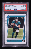 Trevor Lawrence 2021 Panini Donruss Rated Rookie #251 RC (PSA 10) at PristineAuction.com