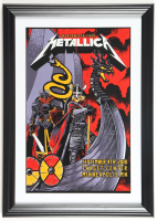 2018 Metallica Custom Framed Concert Poster at PristineAuction.com