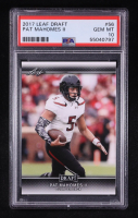 Patrick Mahomes II 2017 Leaf Draft #56 RC (PSA 10) at PristineAuction.com