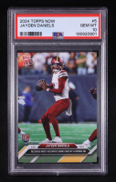 Jayden Daniels 2024 Topps Now #5 RC (PSA 10) at PristineAuction.com