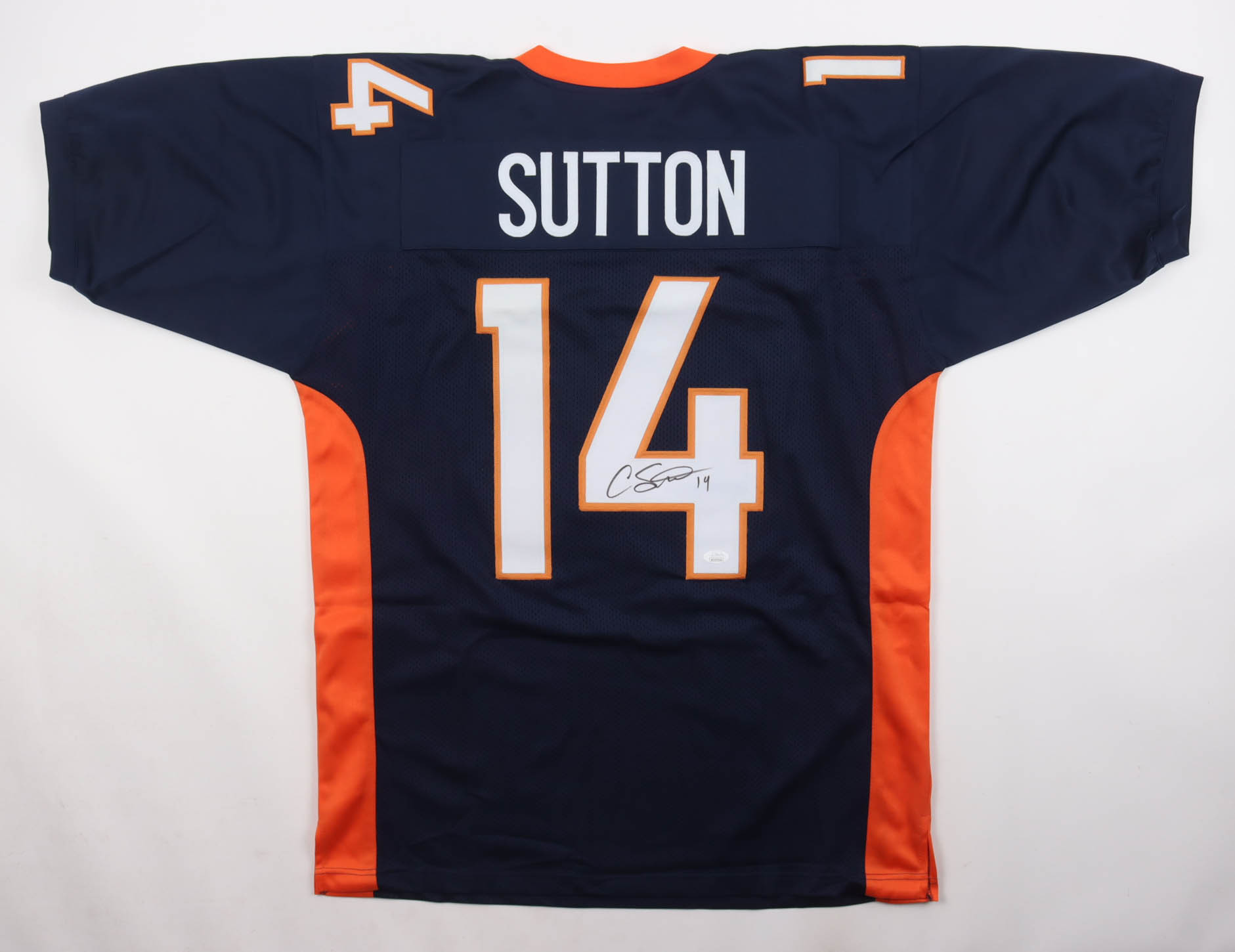 Courtland Sutton Signed Jersey (JSA) at PristineAuction.com Courtland Sutton Signed Jersey (JSA) at PristineAuction.com