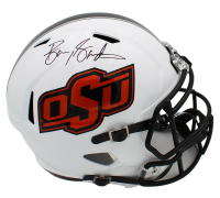 Barry Sanders Signed Oklahoma State Cowboys Full-Size Speed Helmet (Schwartz) at PristineAuction.com