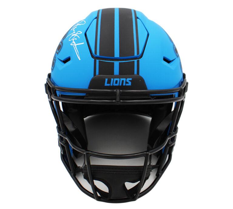 Barry Sanders Signed Lions Full-Size Authentic On-Field Rave Alternate Speedflex Helmet (Schwartz) at PristineAuction.com Barry Sanders Signed Lions Full-Size Authentic On-Field Rave Alternate Speedflex Helmet (Schwartz) at PristineAuction.com