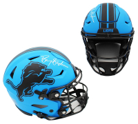 Barry Sanders Signed Lions Full-Size Authentic On-Field Rave Alternate Speedflex Helmet (Schwartz) at PristineAuction.com