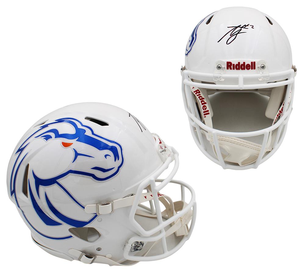 Ashton Jeanty Signed Boise State Broncos Full-Size Authentic On-Field Speed Helmet (Beckett) at PristineAuction.com Ashton Jeanty Signed Boise State Broncos Full-Size Authentic On-Field Speed Helmet (Beckett) at PristineAuction.com