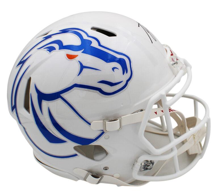 Ashton Jeanty Signed Boise State Broncos Full-Size Authentic On-Field Speed Helmet (Beckett) at PristineAuction.com Ashton Jeanty Signed Boise State Broncos Full-Size Authentic On-Field Speed Helmet (Beckett) at PristineAuction.com