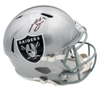 Ashton Jeanty Signed Raiders Full-Size Speed Helmet (Beckett) at PristineAuction.com