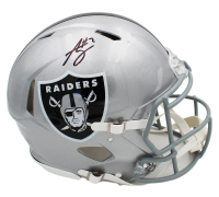 Ashton Jeanty Signed Raiders Full-Size Authentic On-Field Speed Helmet (Beckett) at PristineAuction.com