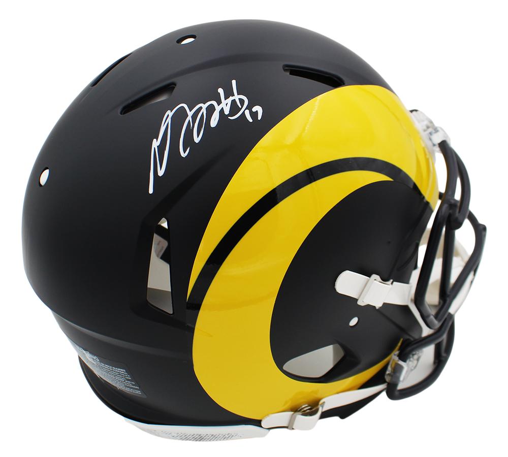 Davante Adams Signed Rams Full-Size Authentic On-Field Rivalries Alternate Speed Helmet (Beckett) at PristineAuction.com Davante Adams Signed Rams Full-Size Authentic On-Field Rivalries Alternate Speed Helmet (Beckett) at PristineAuction.com
