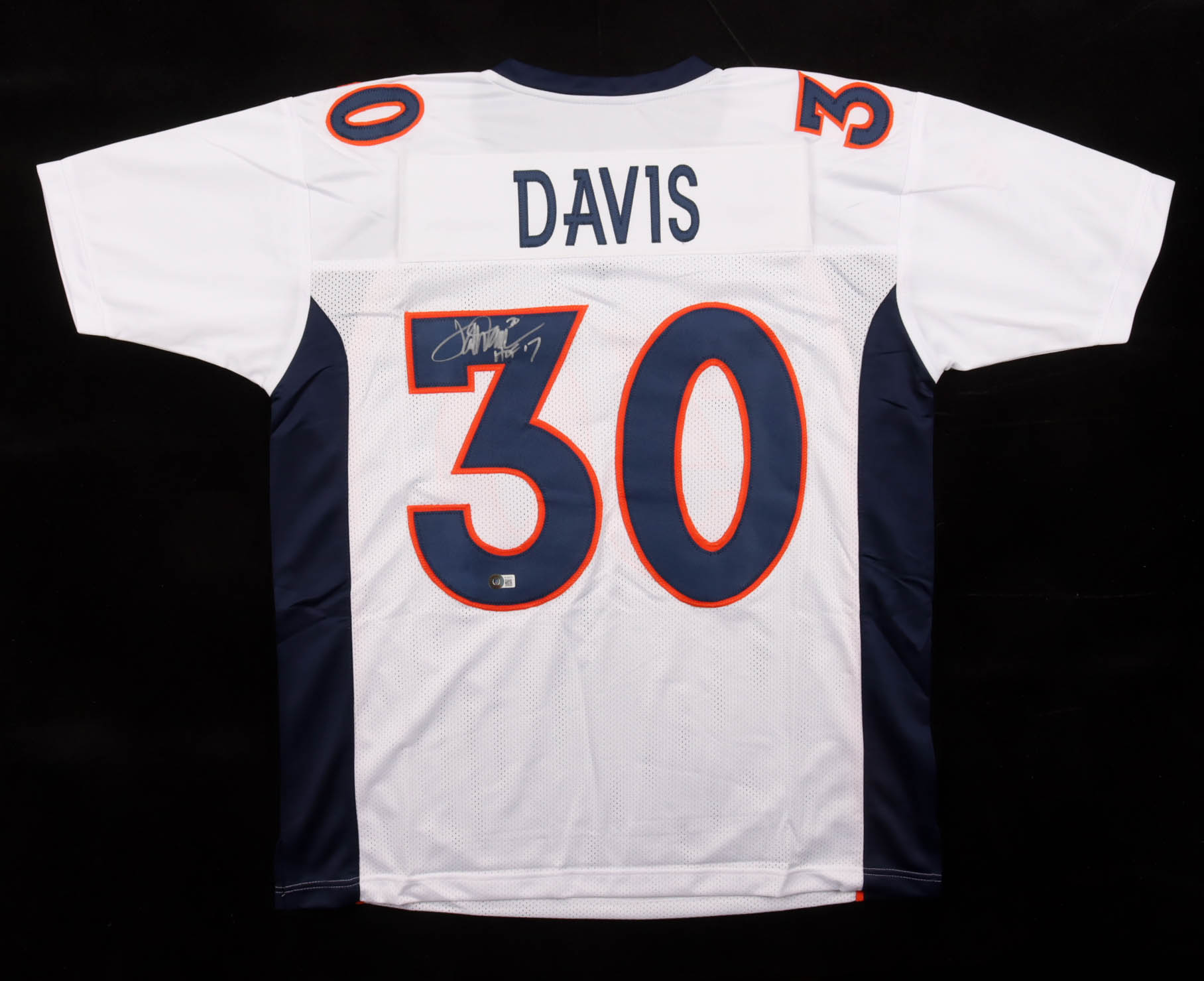 Terrell Davis Signed Jersey (Beckett) at PristineAuction.com Terrell Davis Signed Jersey (Beckett) at PristineAuction.com
