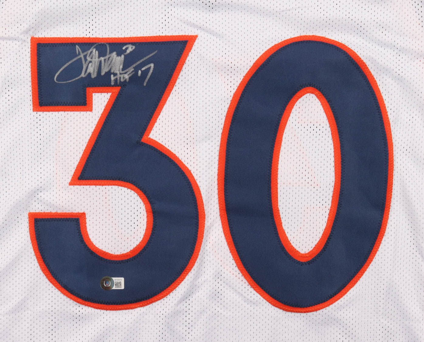 Terrell Davis Signed Jersey (Beckett) at PristineAuction.com Terrell Davis Signed Jersey (Beckett) at PristineAuction.com