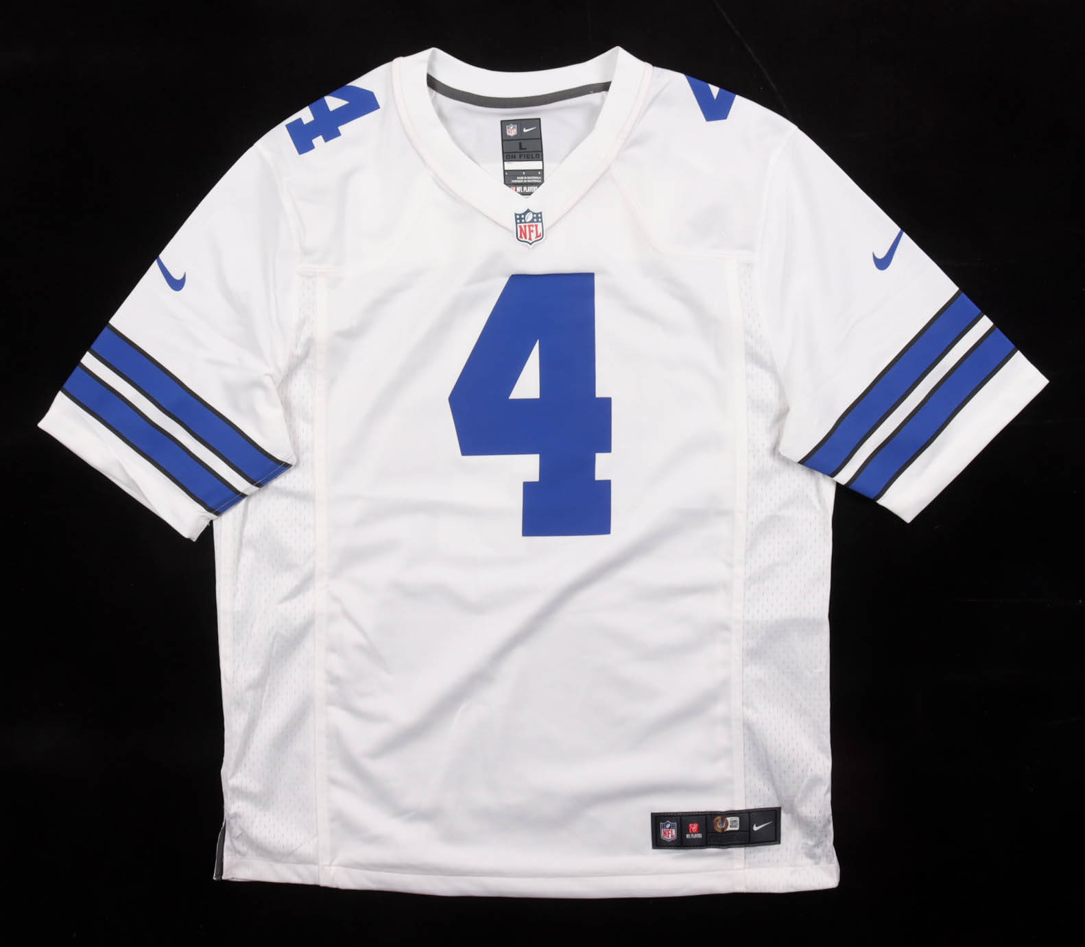 Dak Prescott Signed Cowboys Nike Authentic Jersey (Beckett) at PristineAuction.com Dak Prescott Signed Cowboys Nike Authentic Jersey (Beckett) at PristineAuction.com