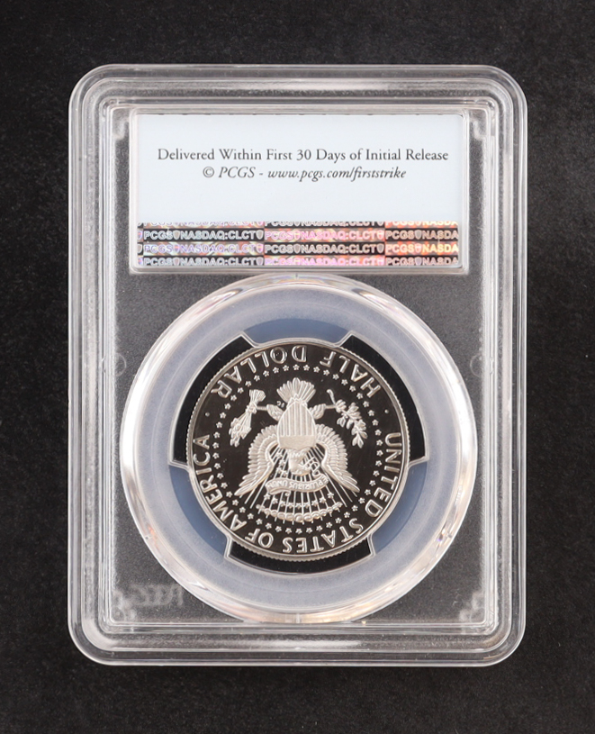 2017-S Kennedy Half Dollar, First Strike - Birth Set - Deep Cameo Proof (PCGS PR69DCAM) at PristineAuction.com 2017-S Kennedy Half Dollar, First Strike - Birth Set - Deep Cameo Proof (PCGS PR69DCAM) at PristineAuction.com