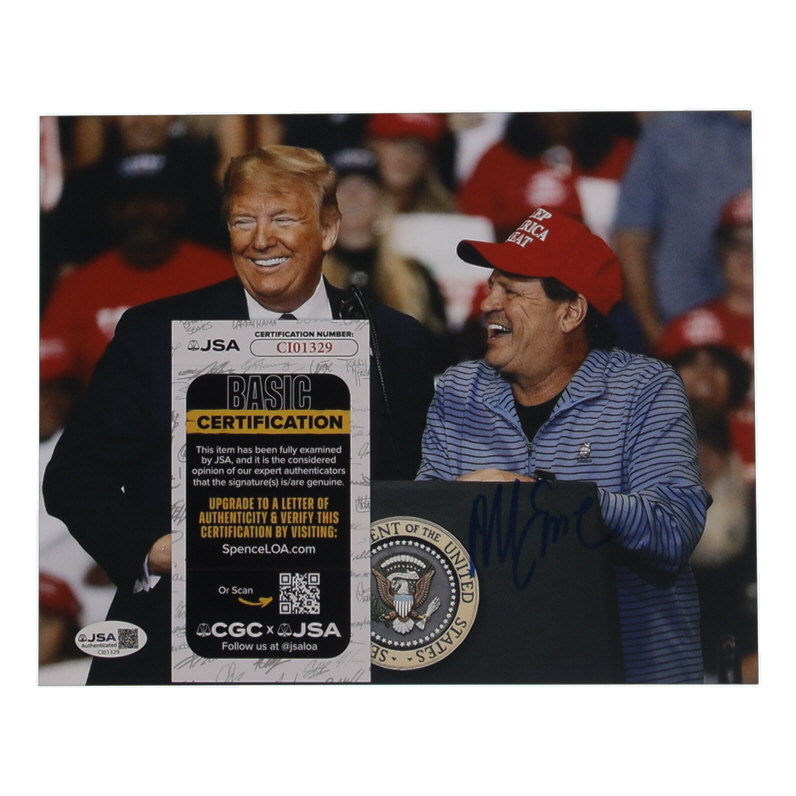 Mike Eruzione Signed Team USA 8x10 Photo (JSA) at PristineAuction.com Mike Eruzione Signed Team USA 8x10 Photo (JSA) at PristineAuction.com