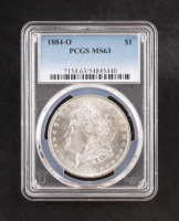 1884-O Morgan Silver $1 Dollar (PCGS MS63) at PristineAuction.com