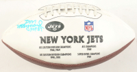 Don Maynard Signed Jets Logo NFL Football Inscribed "HOF 87" (JSA) at PristineAuction.com