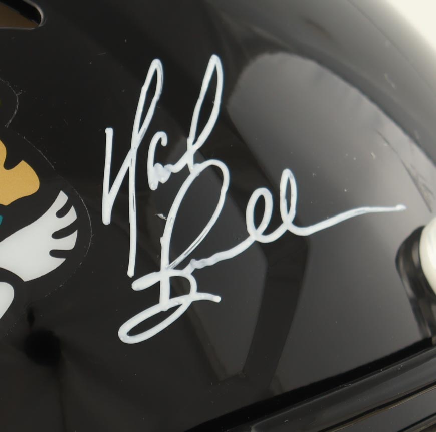 Mark Brunell Signed Jaguars Full-Size Authentic On-Field Speed Helmet (JSA) at PristineAuction.com Mark Brunell Signed Jaguars Full-Size Authentic On-Field Speed Helmet (JSA) at PristineAuction.com