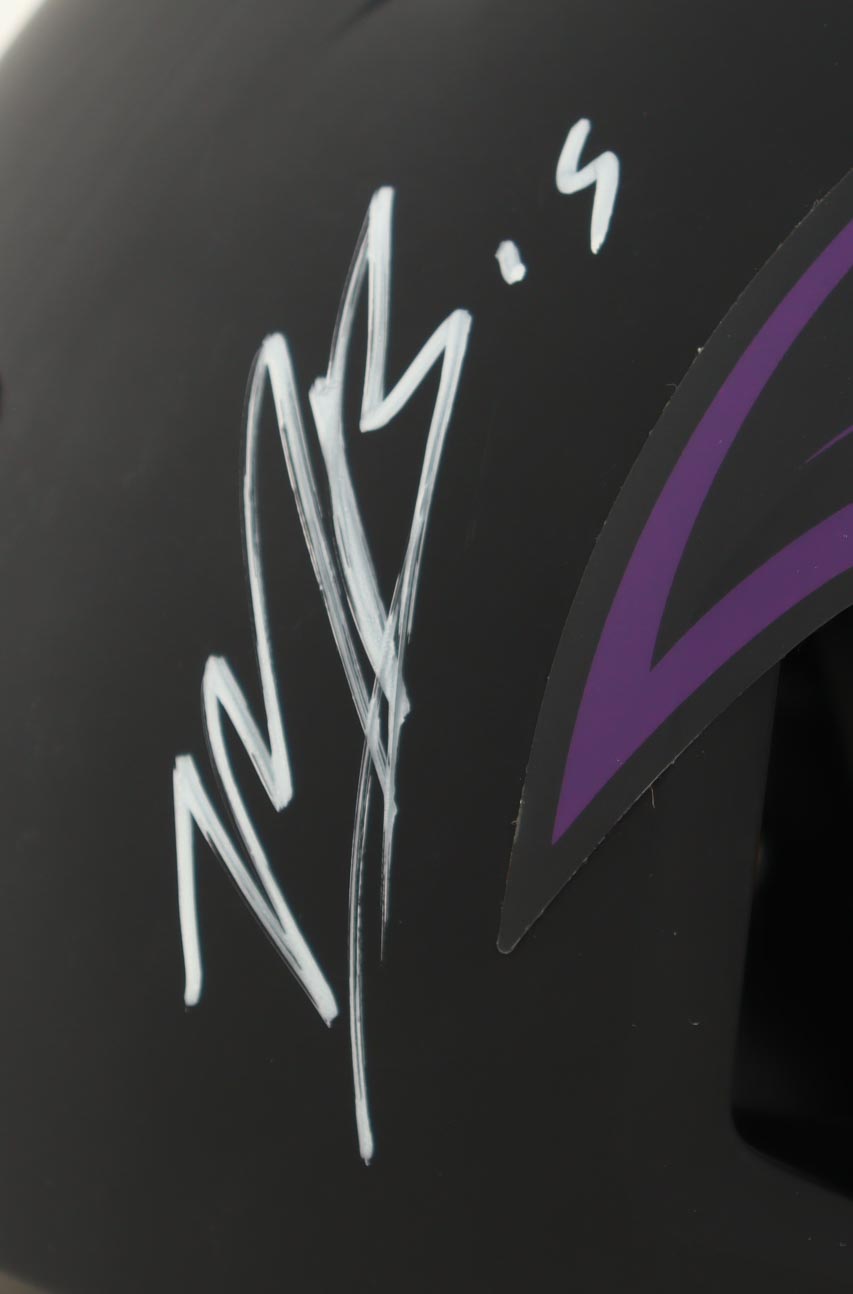 Marquise Brown Signed Ravens Full-Size Authentic On-Field Eclipse Alternate Speed Helmet (JSA) at PristineAuction.com Marquise Brown Signed Ravens Full-Size Authentic On-Field Eclipse Alternate Speed Helmet (JSA) at PristineAuction.com