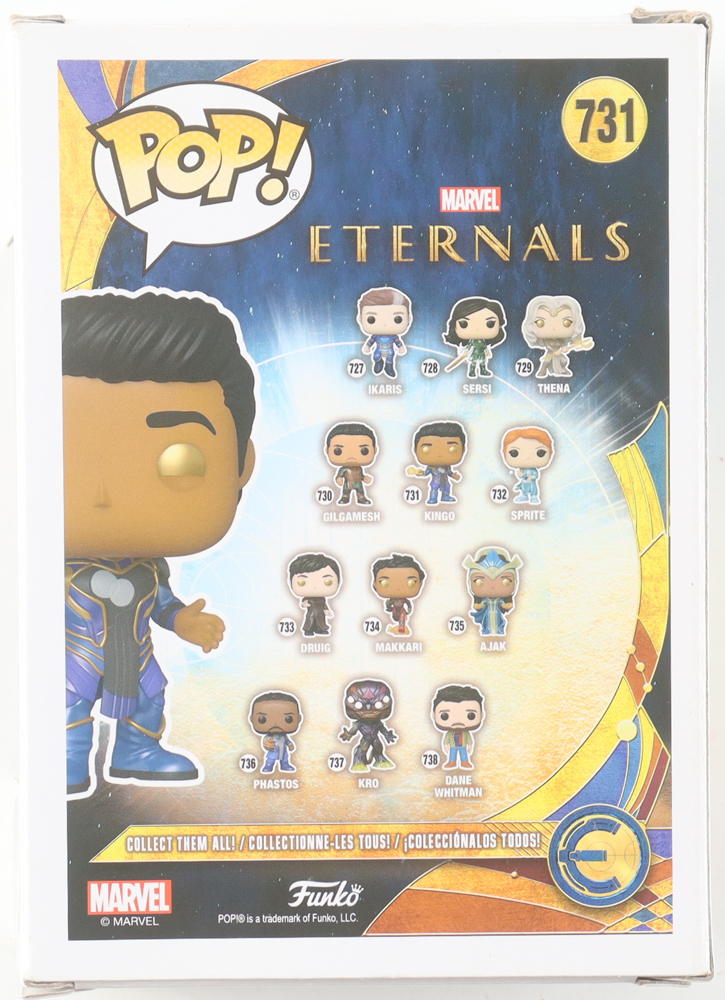 Kumail Nanjiani Signed "Eternals" #731 Kingo Funko Pop! Vinyl Figure (Beckett) at PristineAuction.com Kumail Nanjiani Signed "Eternals" #731 Kingo Funko Pop! Vinyl Figure (Beckett) at PristineAuction.com