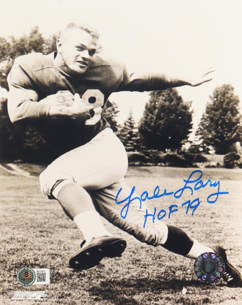Yale Lary Signed Texas A&M Aggies 8x10 Photo Inscribed "HOF 79" (Beckett) at PristineAuction.com Yale Lary Signed Texas A&M Aggies 8x10 Photo Inscribed "HOF 79" (Beckett) at PristineAuction.com