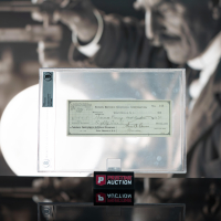 Thomas Edison Signed 1928 Personal Bank Check (BGS | Auto 9) at PristineAuction.com