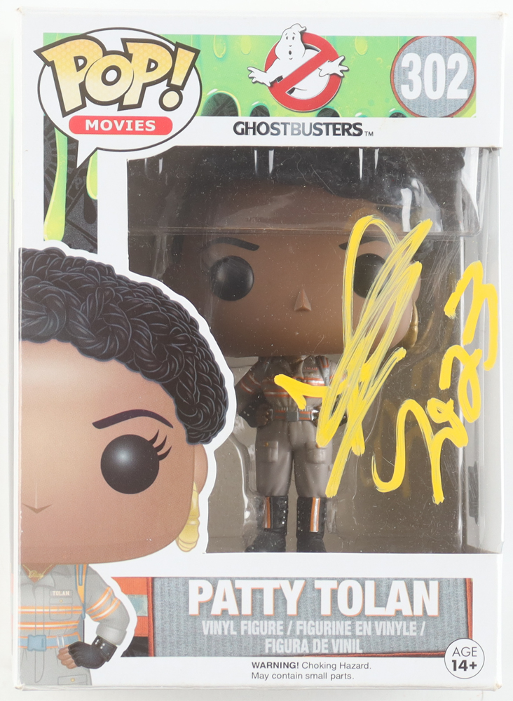 Leslie Jones Signed "Ghostbusters" #302 Patty Tolan Funko Pop! Vinyl Figure Inscribed "2023" (Beckett) at PristineAuction.com Leslie Jones Signed "Ghostbusters" #302 Patty Tolan Funko Pop! Vinyl Figure Inscribed "2023" (Beckett) at PristineAuction.com
