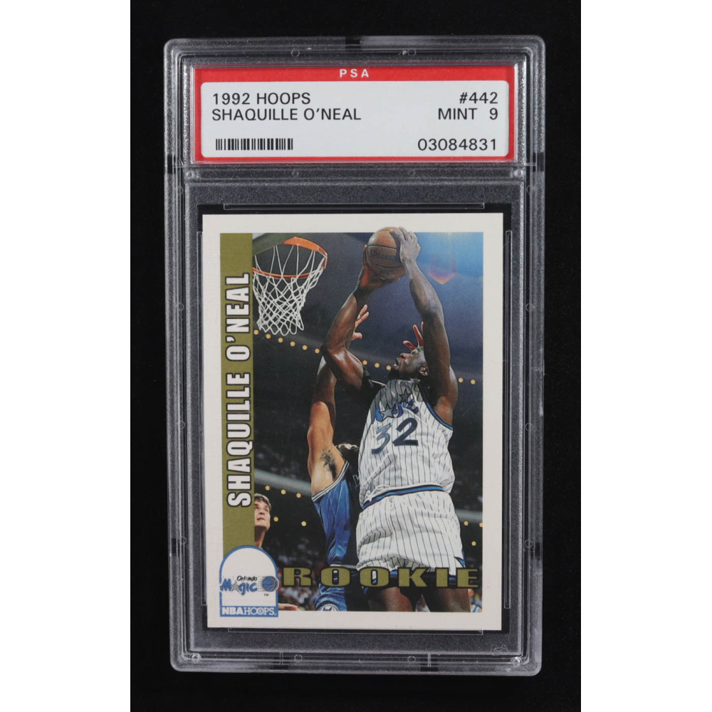 Shaquille O'Neal 1992 NBA Hoops #442 RC (PSA 9) at PristineAuction.com