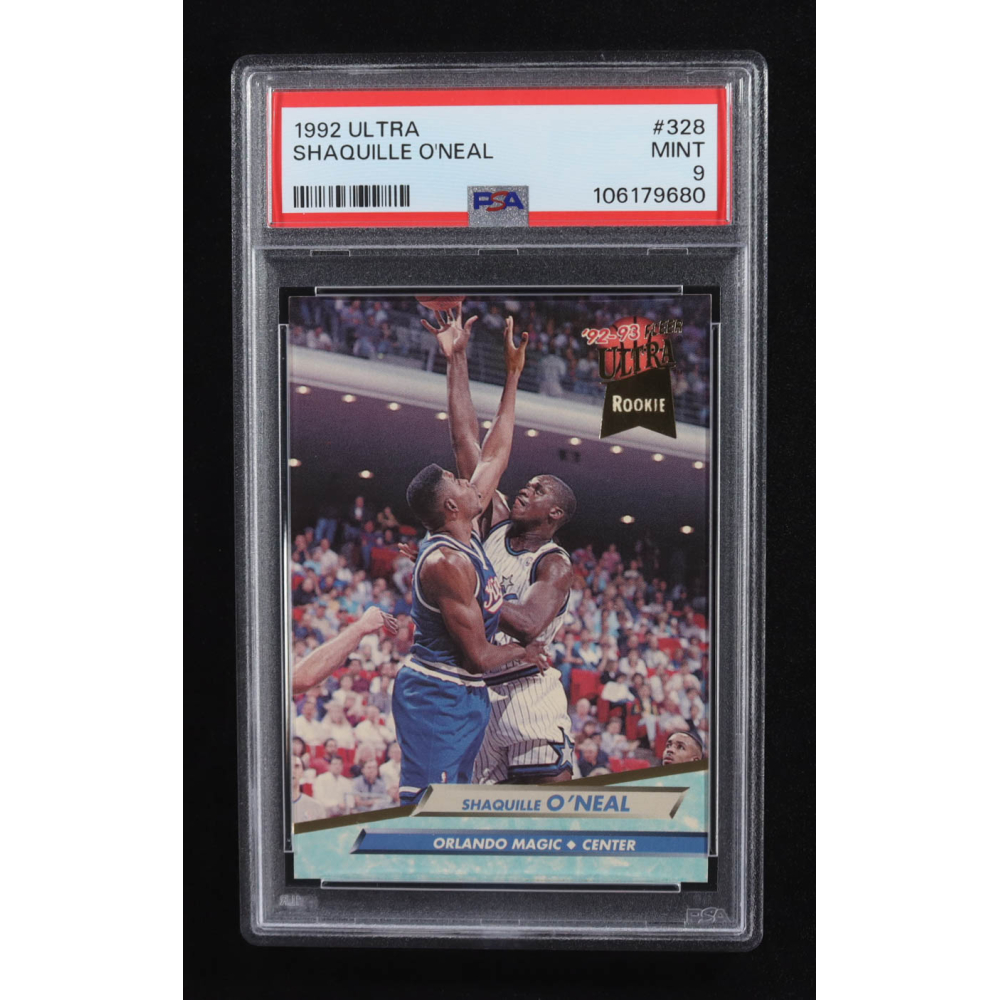 Shaquille O'Neal 1992-93 Fleer Ultra #328 RC (PSA 9) at PristineAuction.com