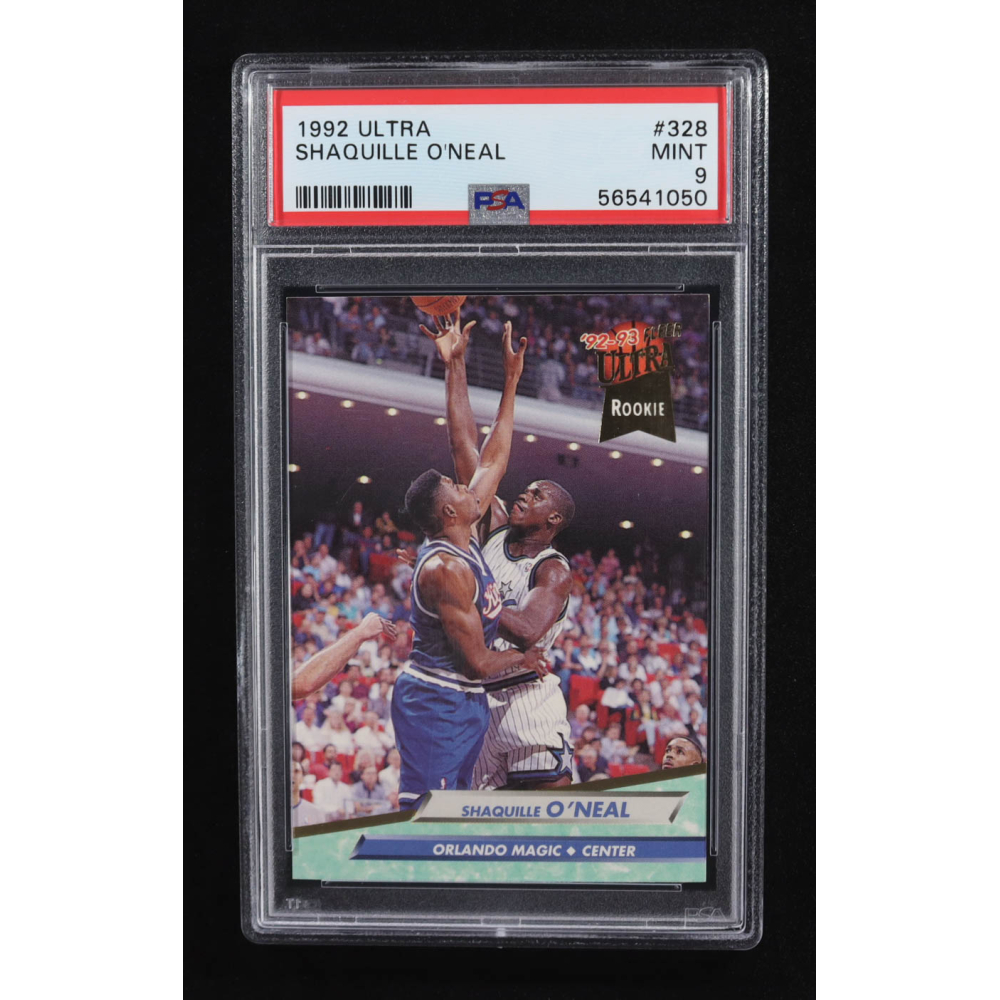 Shaquille O'Neal 1992-93 Fleer Ultra #328 RC (PSA 9) at PristineAuction.com