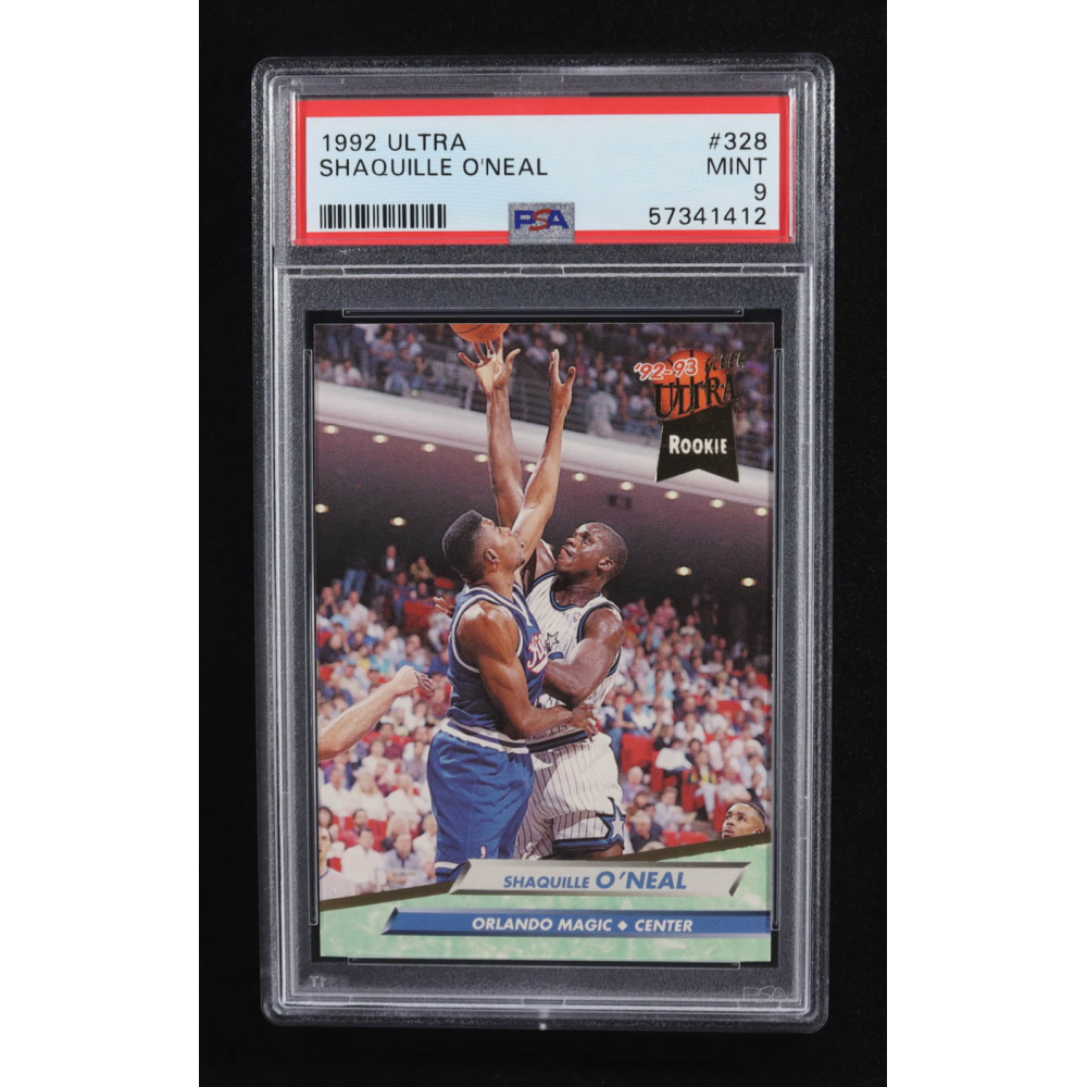 Shaquille O'Neal 1992-93 Fleer Ultra #328 RC (PSA 9) at PristineAuction.com