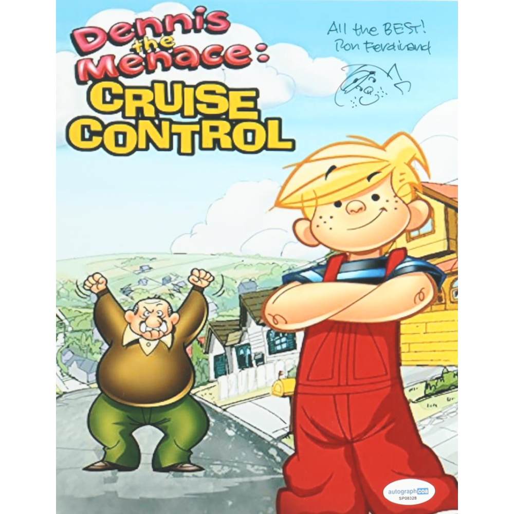 Ron Ferdinand Signed "Dennis the Menace" 8x10 Photo Inscribed "All The Best!" with Hand-Drawn Sketch (ACOA) at PristineAuction.com