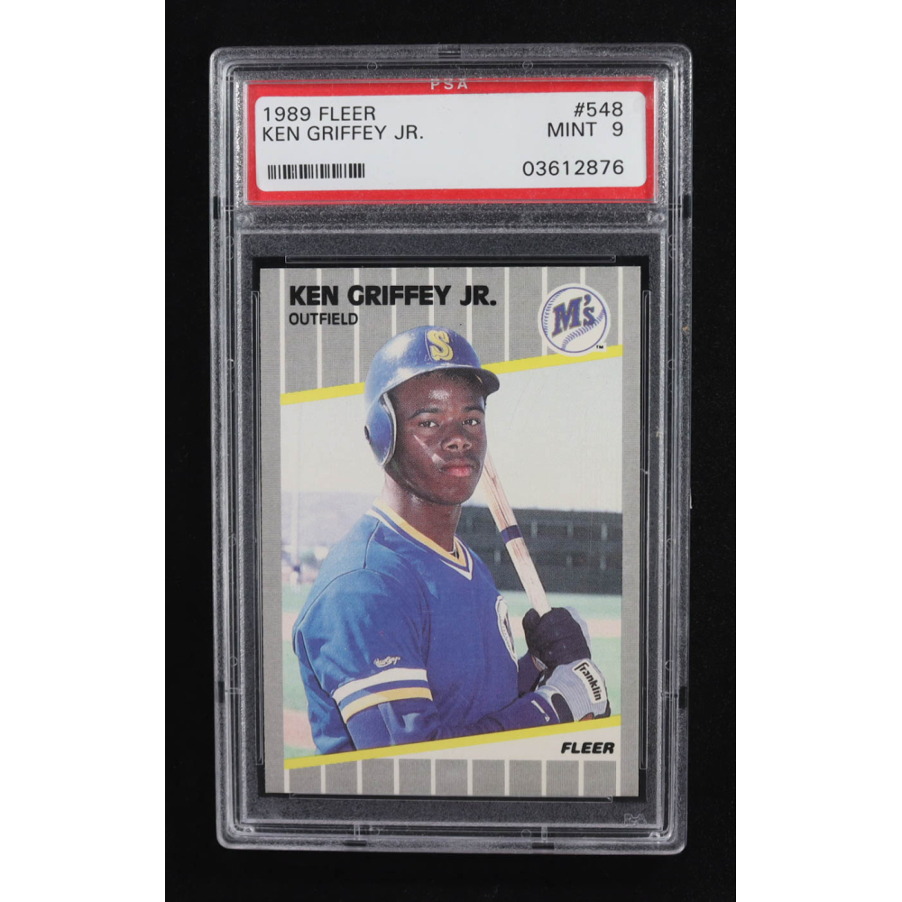 Ken Griffey Jr. 1989 Fleer #548 RC (PSA 9) at PristineAuction.com