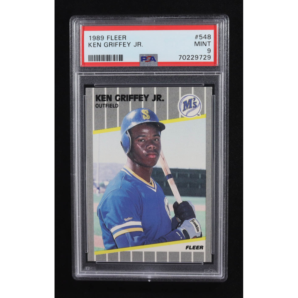 Ken Griffey Jr. 1989 Fleer #548 RC (PSA 9) at PristineAuction.com