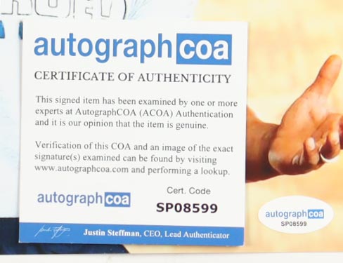 Kurt Angle Signed 8x10 Photo Inscribed "HOF 17" (ACOA) at PristineAuction.com Kurt Angle Signed 8x10 Photo Inscribed "HOF 17" (ACOA) at PristineAuction.com