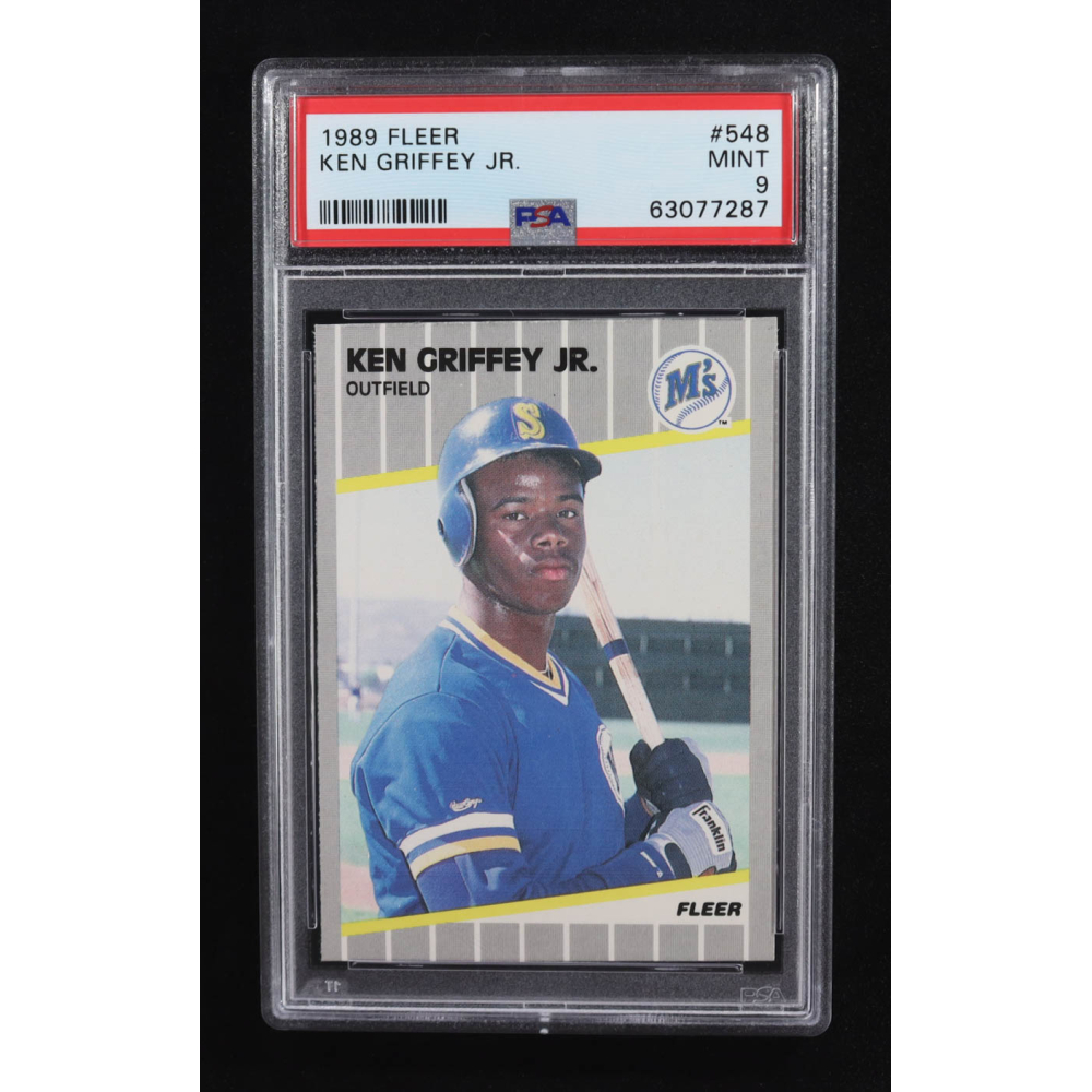 Ken Griffey Jr. 1989 Fleer #548 RC (PSA 9) at PristineAuction.com