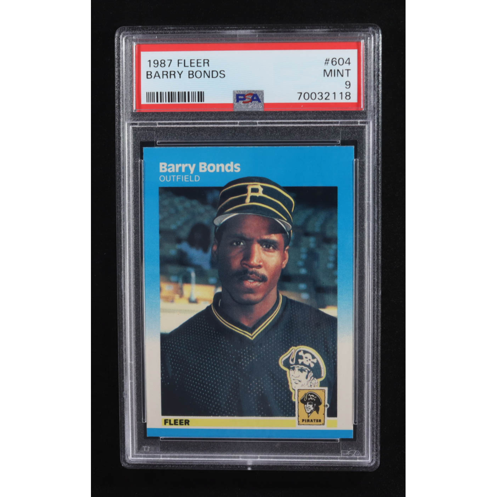 Barry Bonds 1987 Fleer #604 RC (PSA 9) at PristineAuction.com