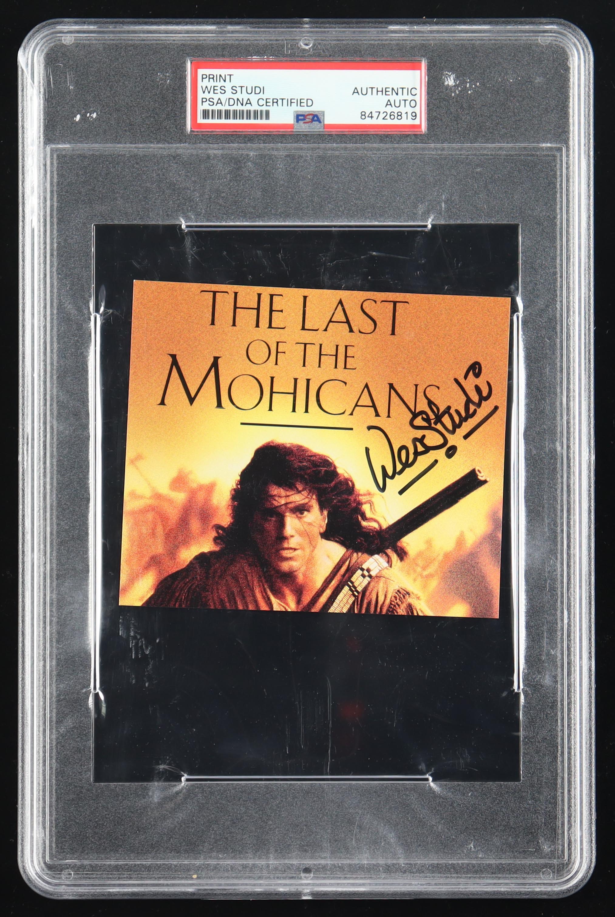 Wes Studi Signed "The Last Of The Mohicans" Cut Photo Print (PSA) at PristineAuction.com Wes Studi Signed "The Last Of The Mohicans" Cut Photo Print (PSA) at PristineAuction.com