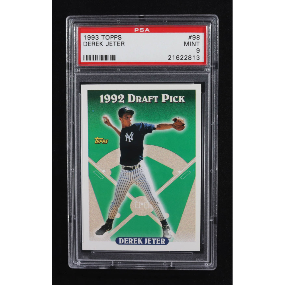 Derek Jeter 1993 Topps 92' Draft Pick #98 RC (PSA 9) at PristineAuction.com