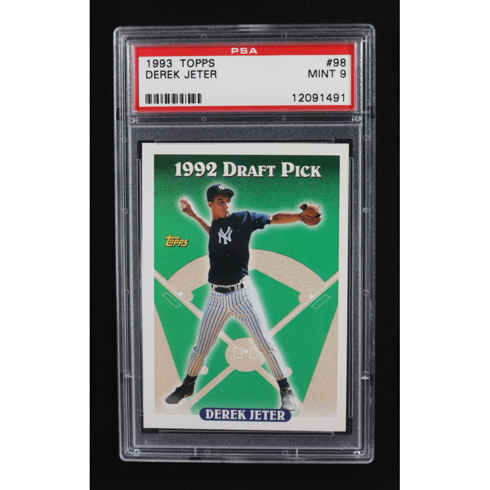 Derek Jeter 1993 Topps 92' Draft Pick #98 RC (PSA 9) at PristineAuction.com