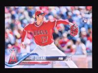 Shohei Ohtani 2018 Topps Base Set Photo Variations #700A RC / Red Pullover at PristineAuction.com